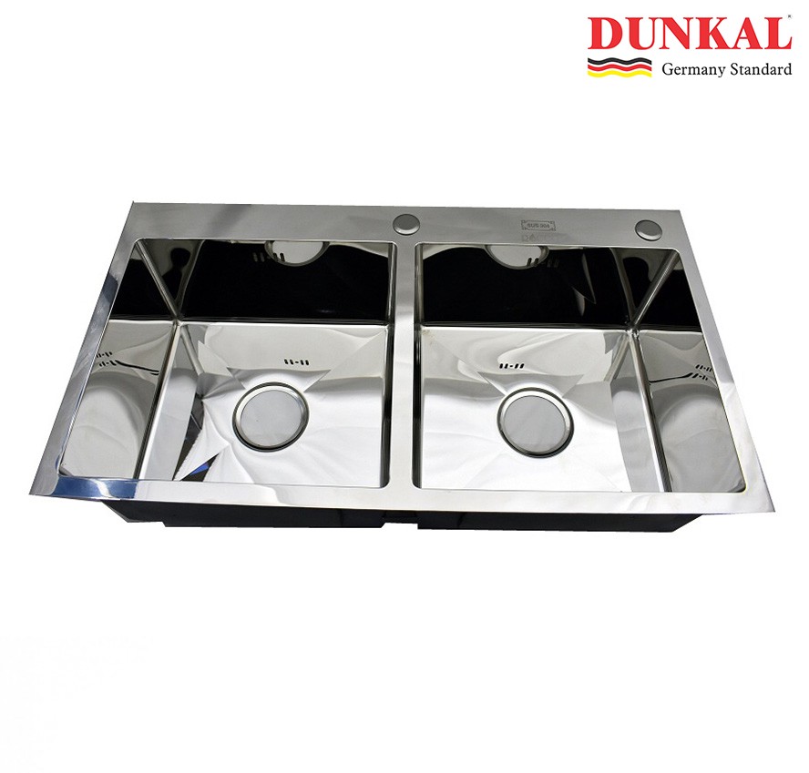 CHẬU RỬA BÁT INOX SUS 304 BÓNG 8245 CÂN